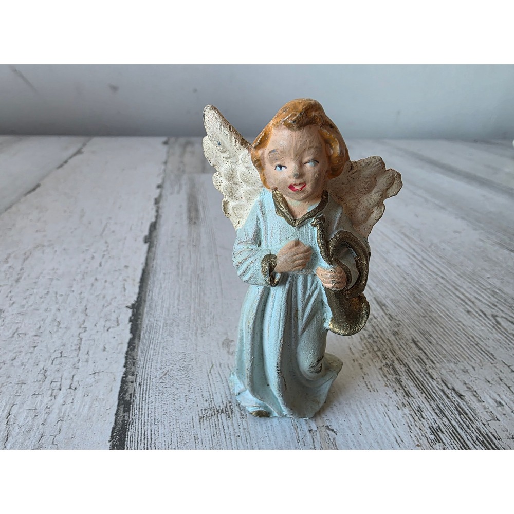 Vintage nardi Italy Angel cheer‎ up Nativity Xmas as is decor